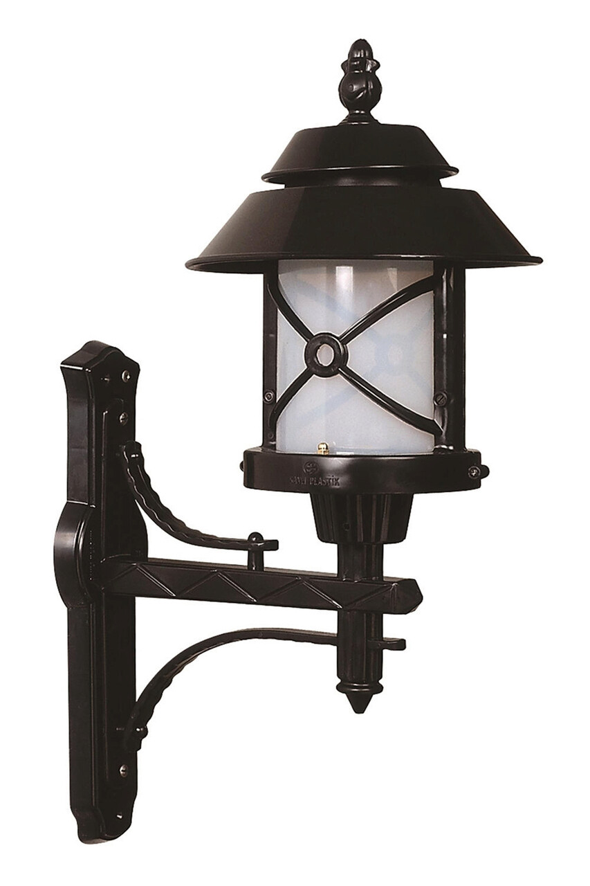 Lampa de exterior, Opviq, 685AVN1308, Alb/Negru - imagine 4